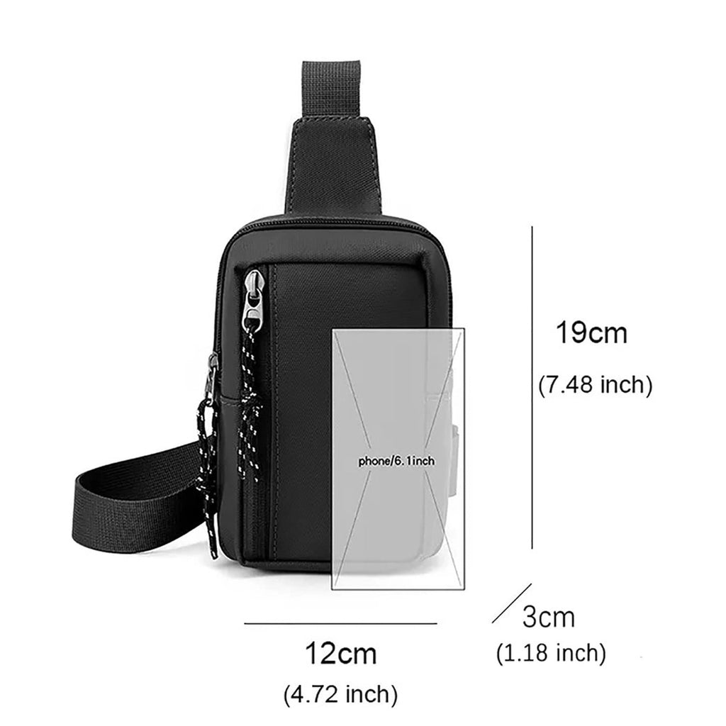 Torebka na ramię męska Saszetka Nerka Listonoszka Damska Torba na Telefon