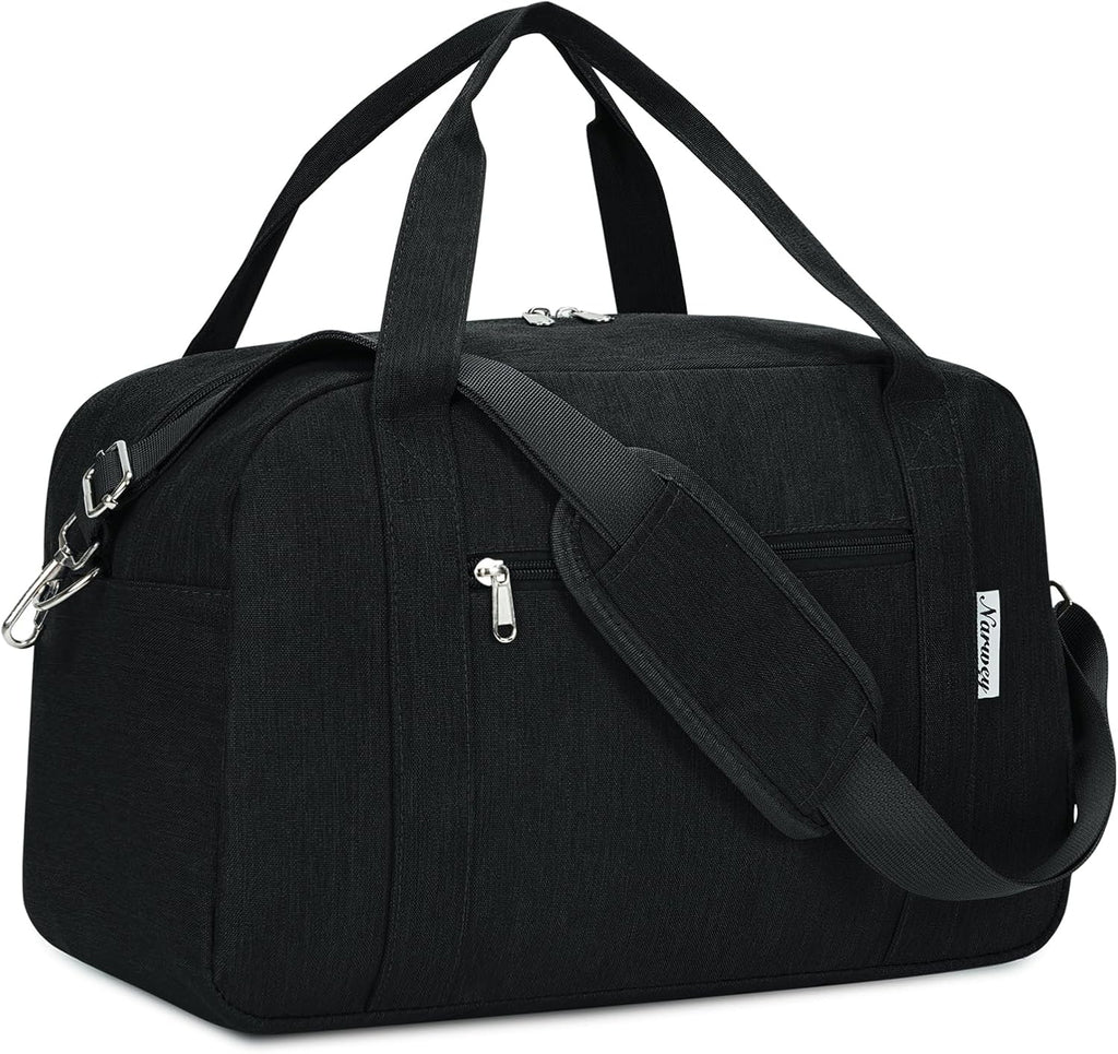 Torba podróżna bagaż podręczny do samolotu pod fotel Czarna 25L 44x30x19
