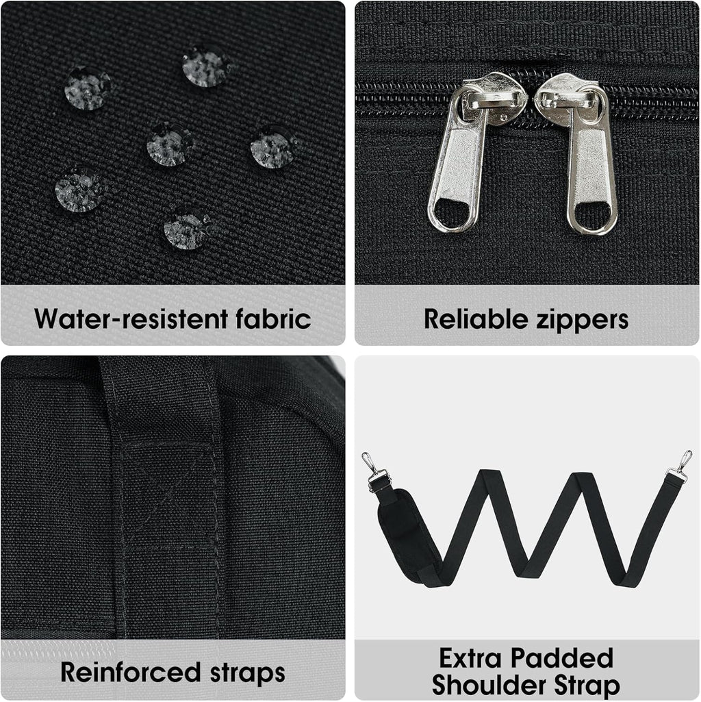 Torba podróżna bagaż podręczny do samolotu pod fotel Czarna 25L 44x30x19