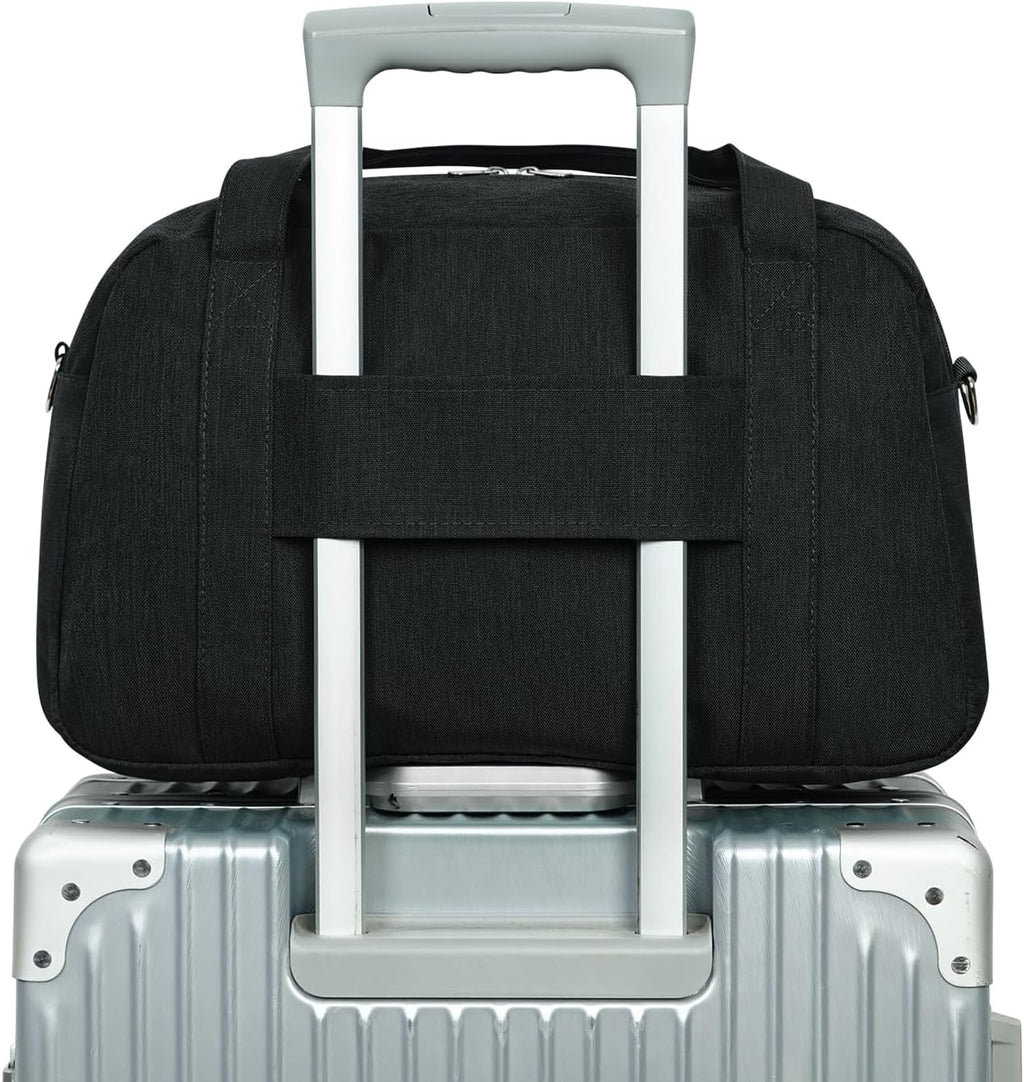 Torba podróżna bagaż podręczny do samolotu pod fotel Czarna 25L 44x30x19