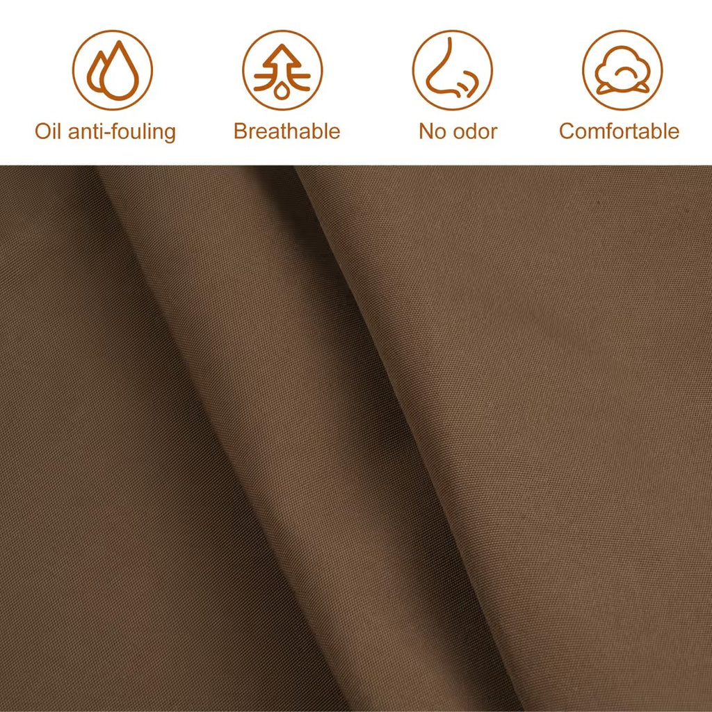 Fartuch kuchenny roboczy wodoodporny regulowany z kieszeniami Czarny 90cm