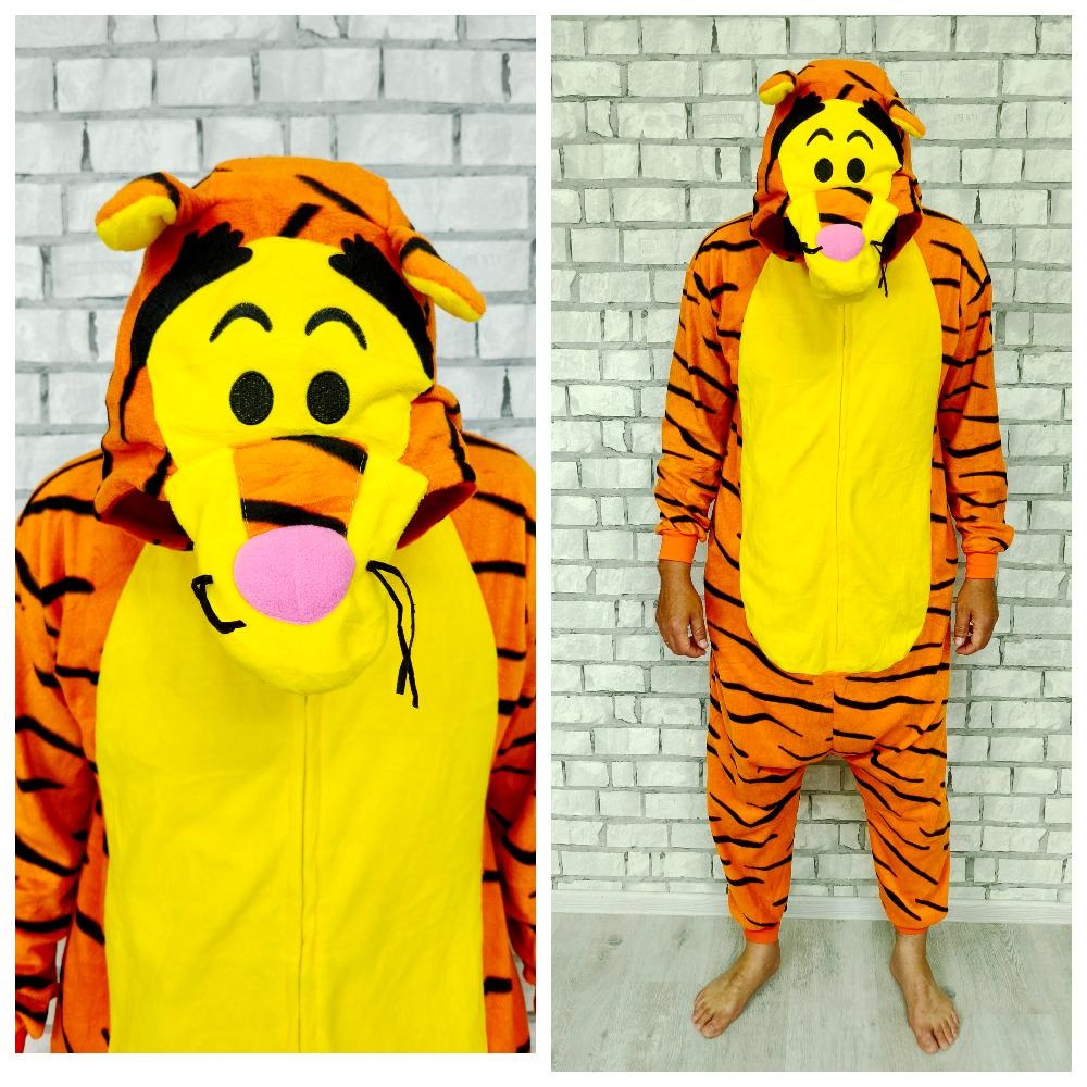 Piżama Jednoczęściowa TYGRYS Kostium Cosplay Kombinezon 146–159cm