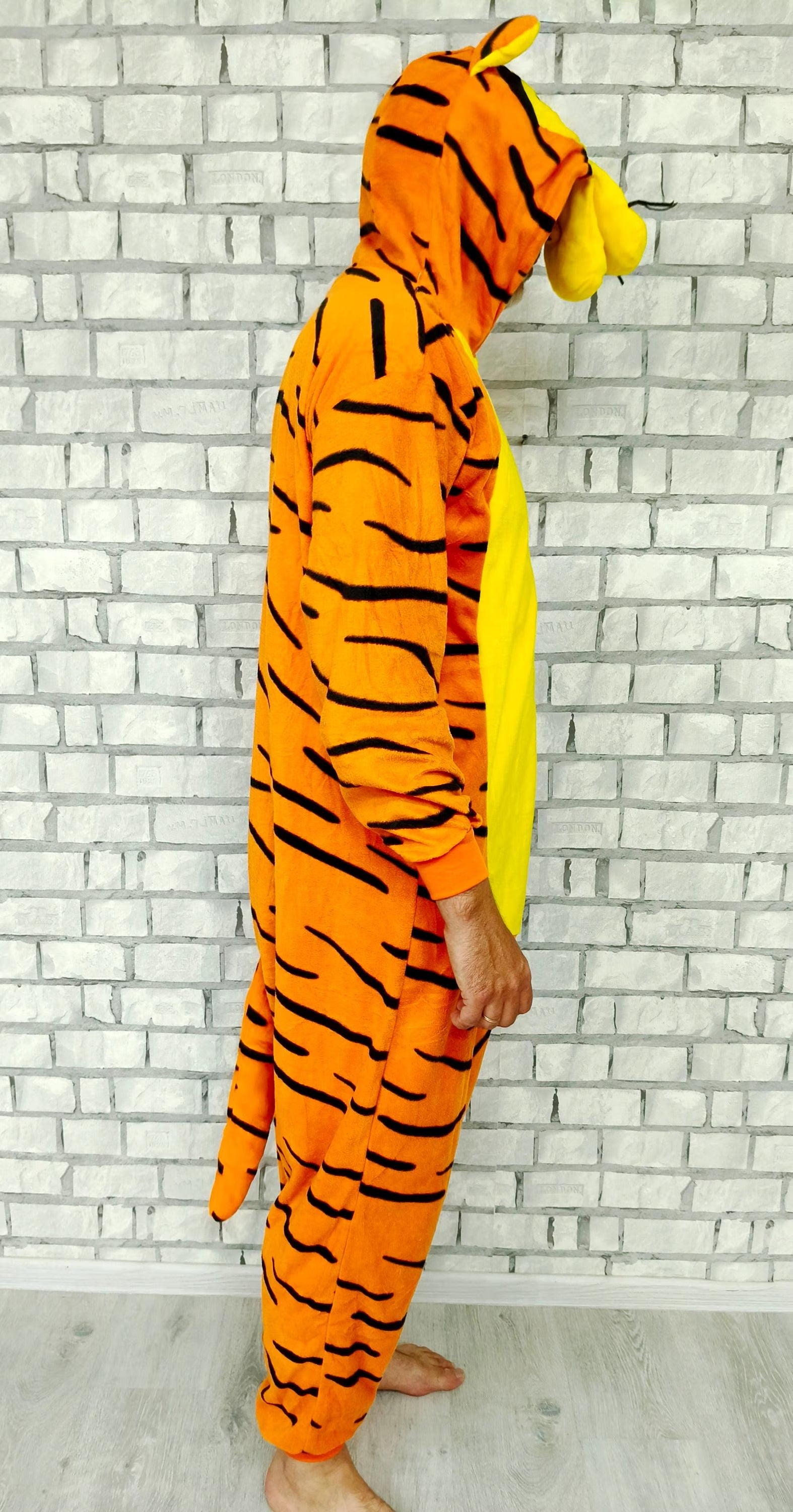 Piżama Jednoczęściowa TYGRYS Kostium Cosplay Kombinezon 146–159cm