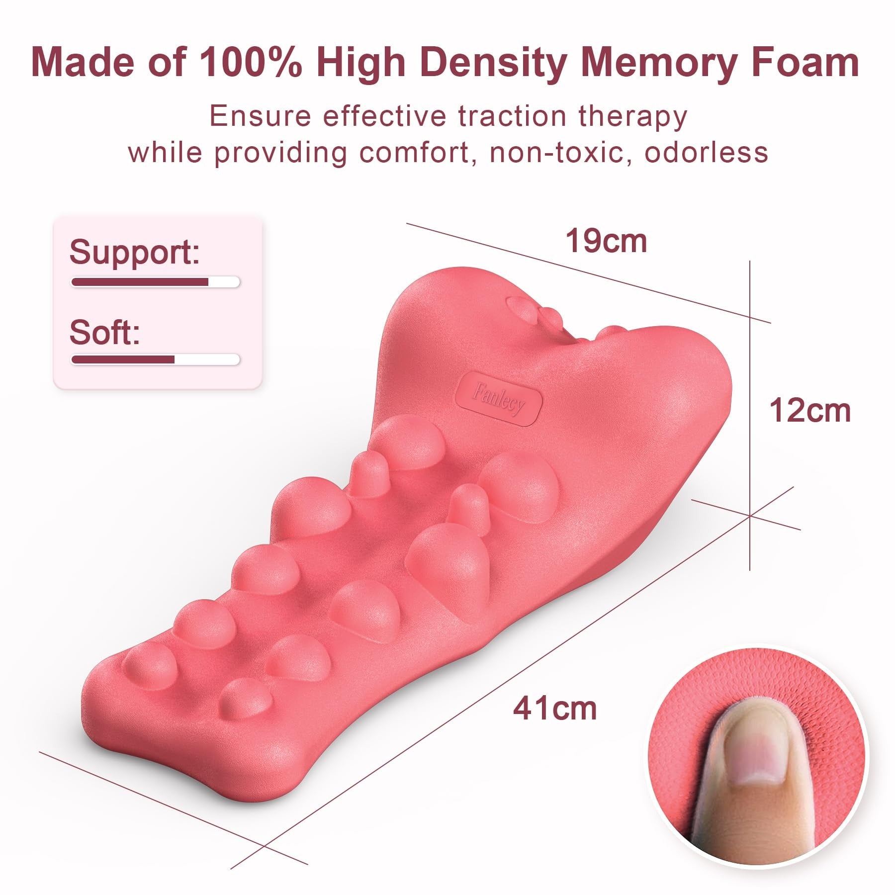 Relaksator szyi i pleców, masażer karku, Przenośny rozciągacz do domu biura