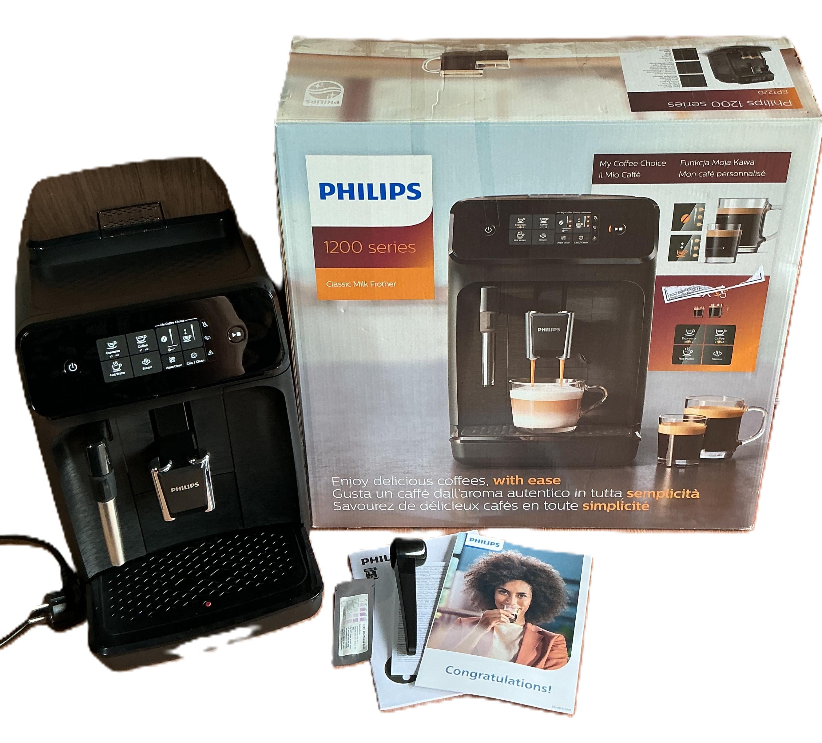 Ekspres do kawy Philips 1200 Series EP1220/00 – Automatyczny, Młynek, Spieniacz, Aroma Extract
