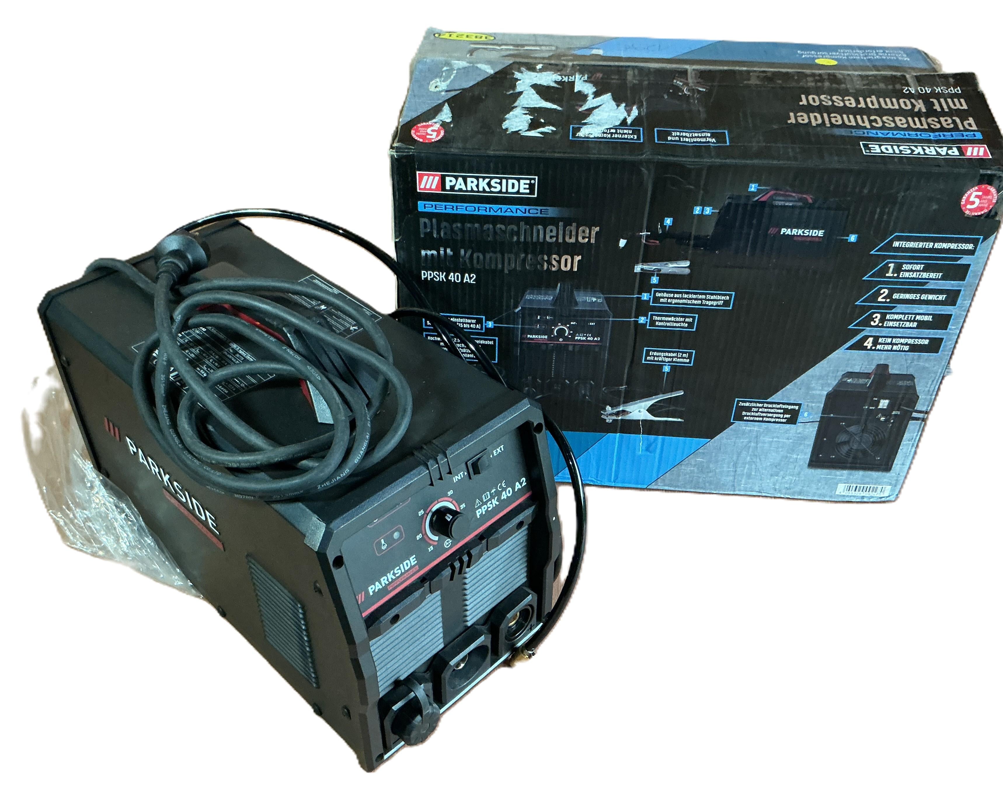 Przecinarka plazmowa z kompresorem PARKSIDE PPSK 40 A2 230 V