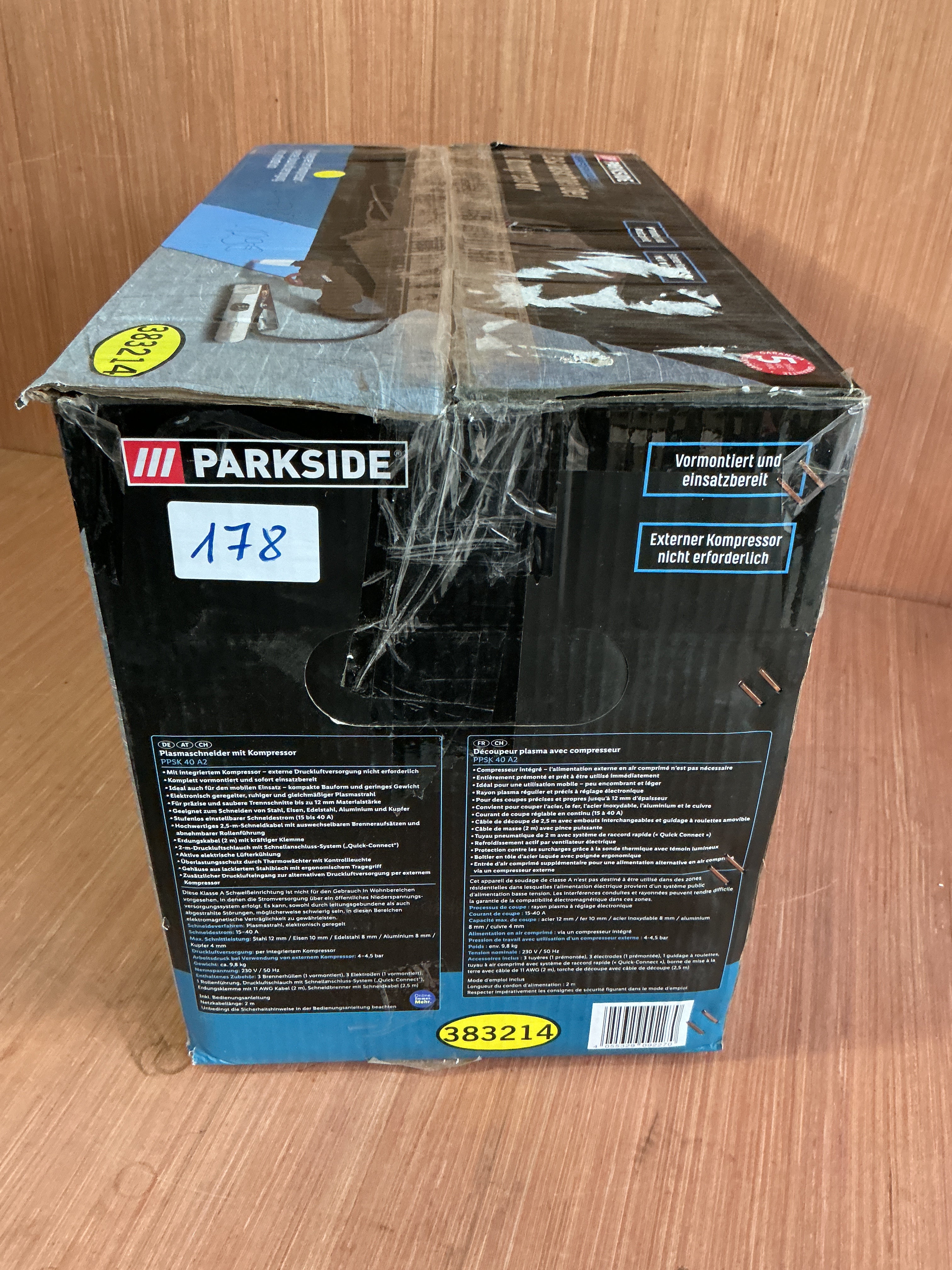Przecinarka plazmowa z kompresorem PARKSIDE PPSK 40 A2 230 V